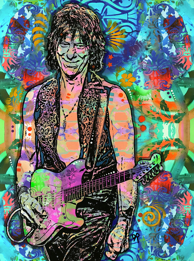 Jeff Beck WIRED by Dean Russo Art Jeff Beck WIRED by Dean Russo Art