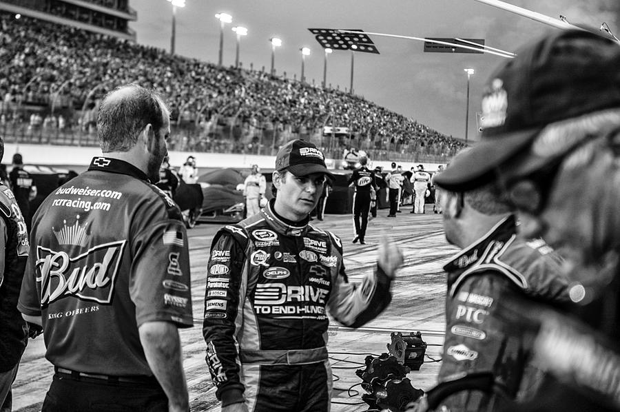 Jeff Gordon Rain Delay Photograph by Kevin Cable