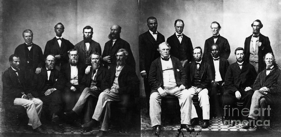 Jefferson Davis Trial Photograph by Granger