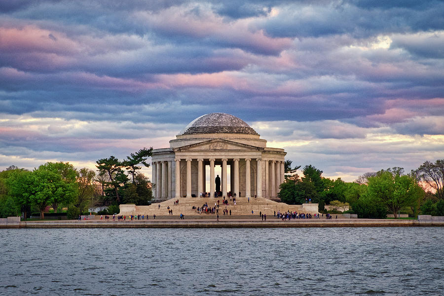 Jefferson Memorial Dusk Photograph by Stuart Litoff