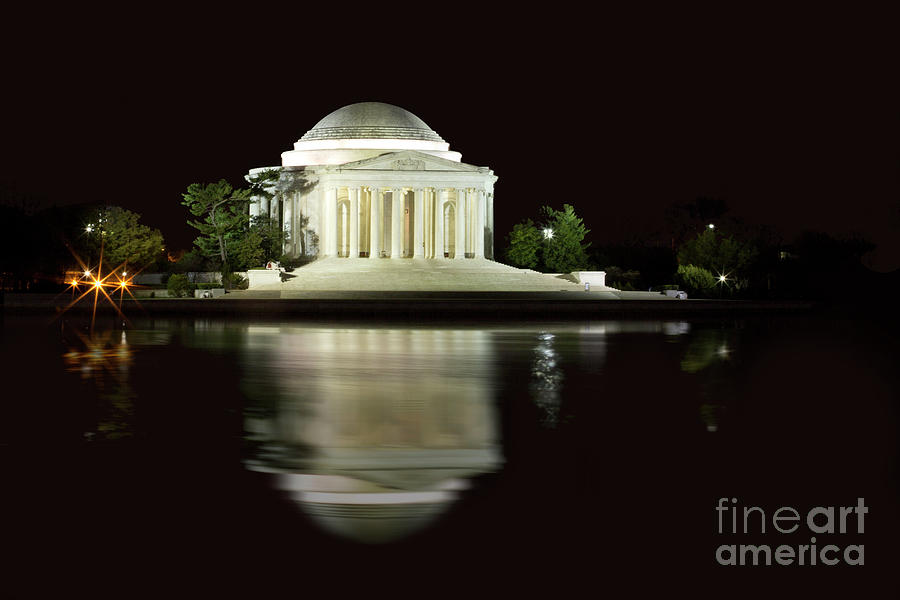 Jefferson Memorial II Photograph by Karen Jorstad