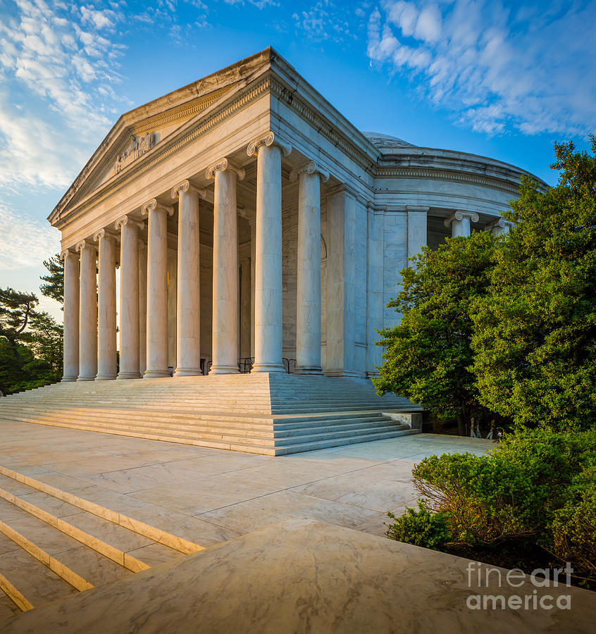 Thomas Jefferson Photograph - Jefferson Memorial Panorama by Inge Johnsson