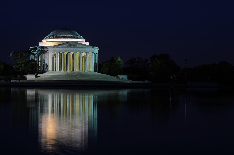 Jefferson Memorial Reflection Photograph by Stewart Helberg