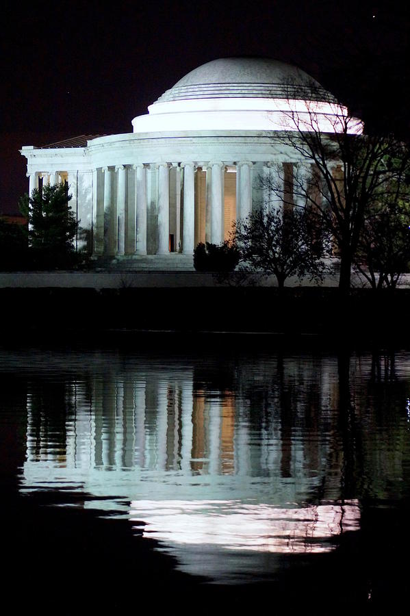 Jefferson Monument Reflections Photograph