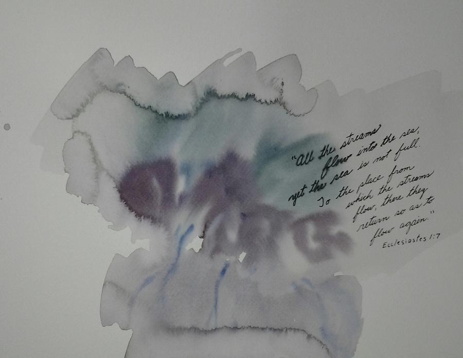 Jehovah Created the Water Cycle Painting by B L Qualls Fine Art America