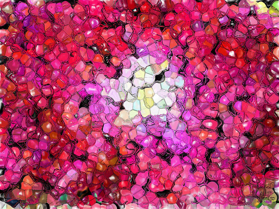 Jelly Bean Rose Abstract Photograph by Dee Flouton