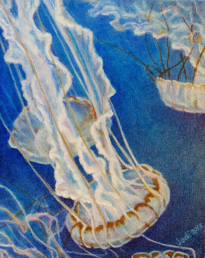 Jelly Fish Painting by Jodi Higgins