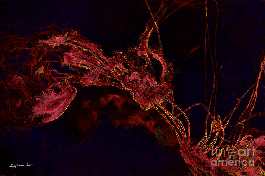 Jelly Fish Tango Digital Art by Georgianne Giese