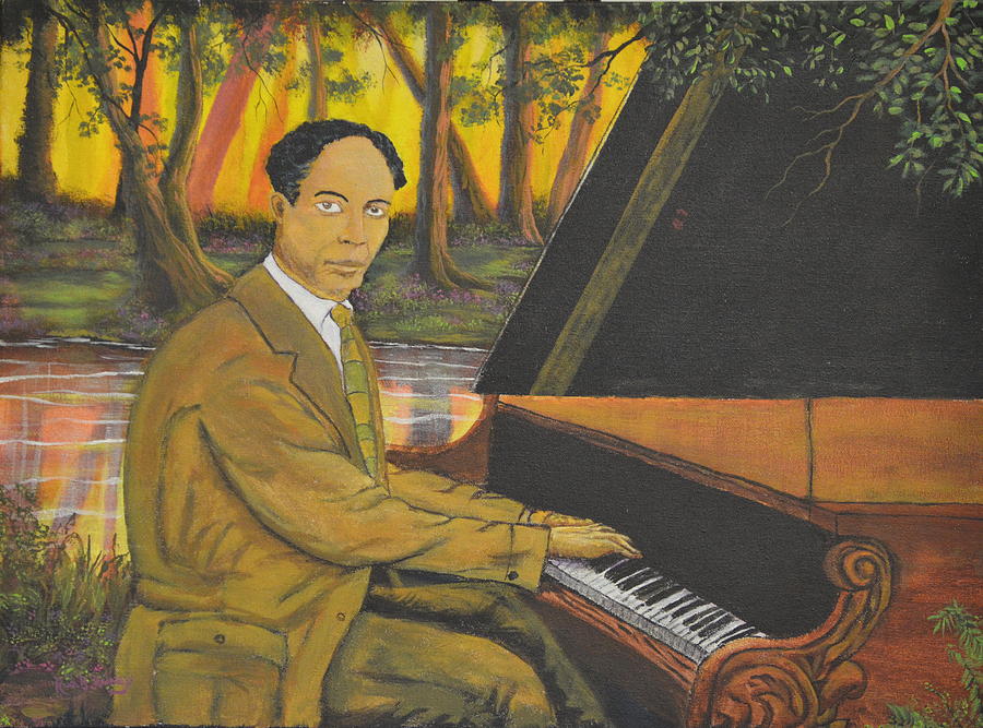 Jelly Roll Morton Painting by Rod B Rainey
