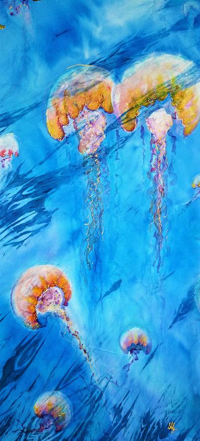 Jellyfish Painting by Sharon Gilmore - Pixels