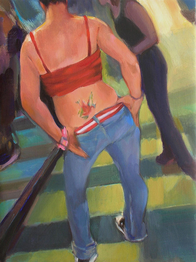 Jen Painting by Merle Keller
