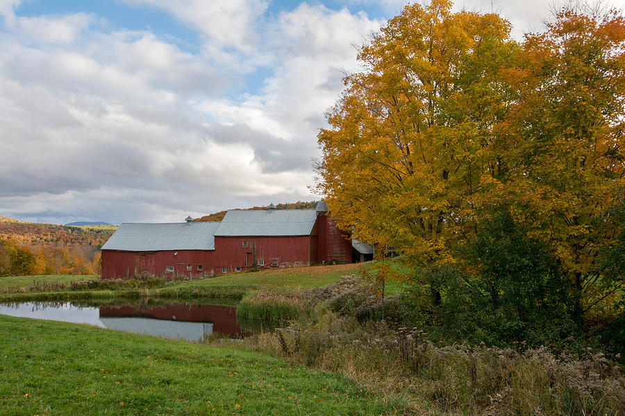 Jenne Farm in the Fall, Reading, Vermont Photograph by Nicole Freedman