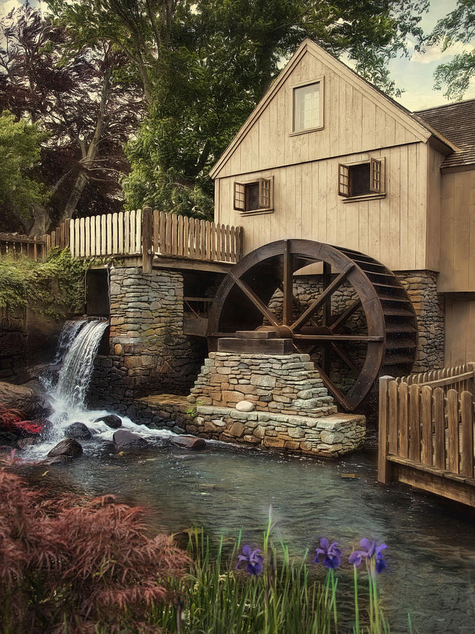 Jenney Grist Mill Photograph by Robin-Lee Vieira