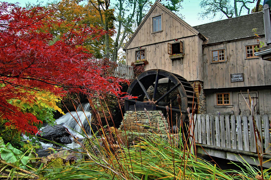 Jenneys Grist Mill Photograph by Ben Prepelka