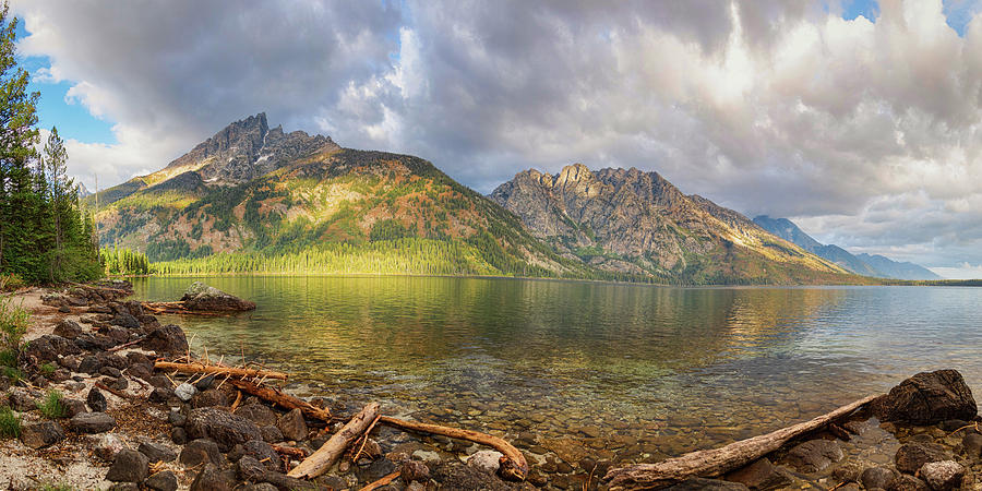 Jenny Lake Panorama View Photograph by James BO Insogna
