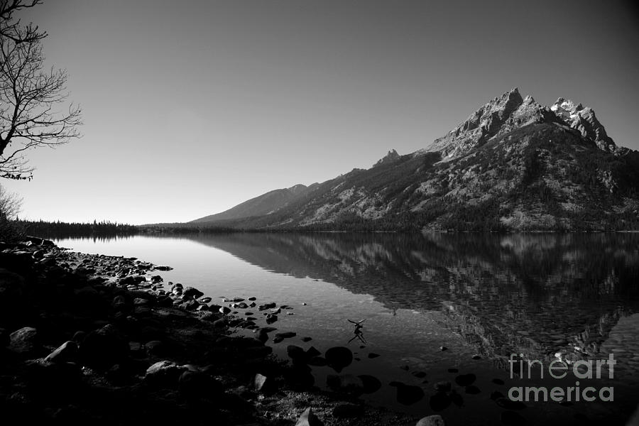 Jenny Lake Reflection Photograph by Timothy Johnson