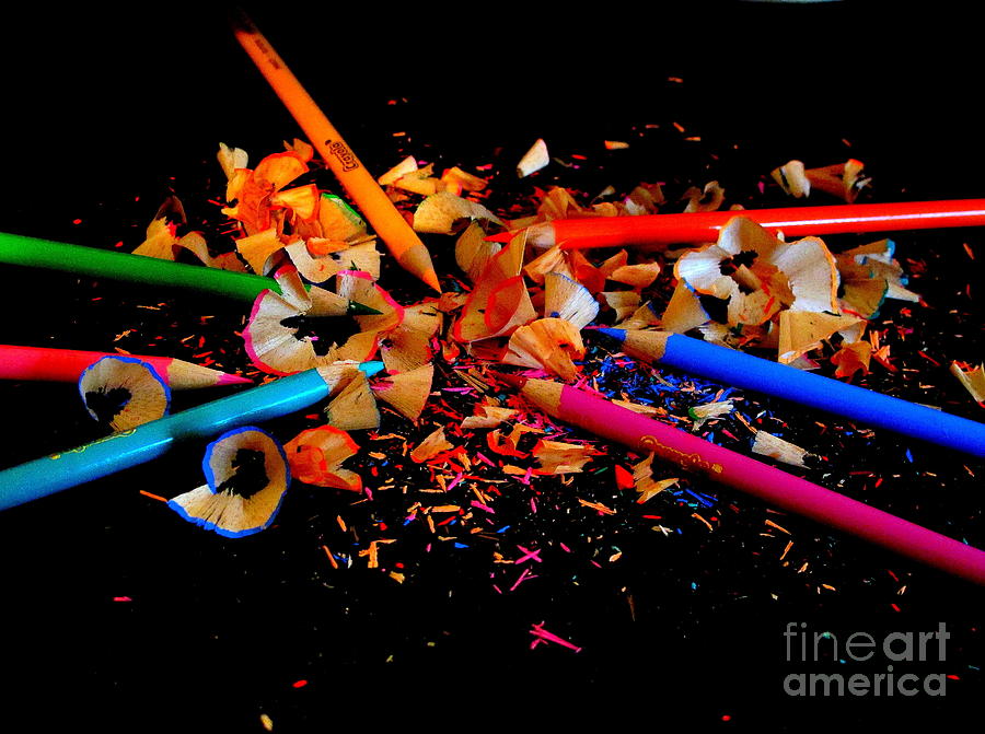 Jennys Colored Pencils One Photograph by John King I I I