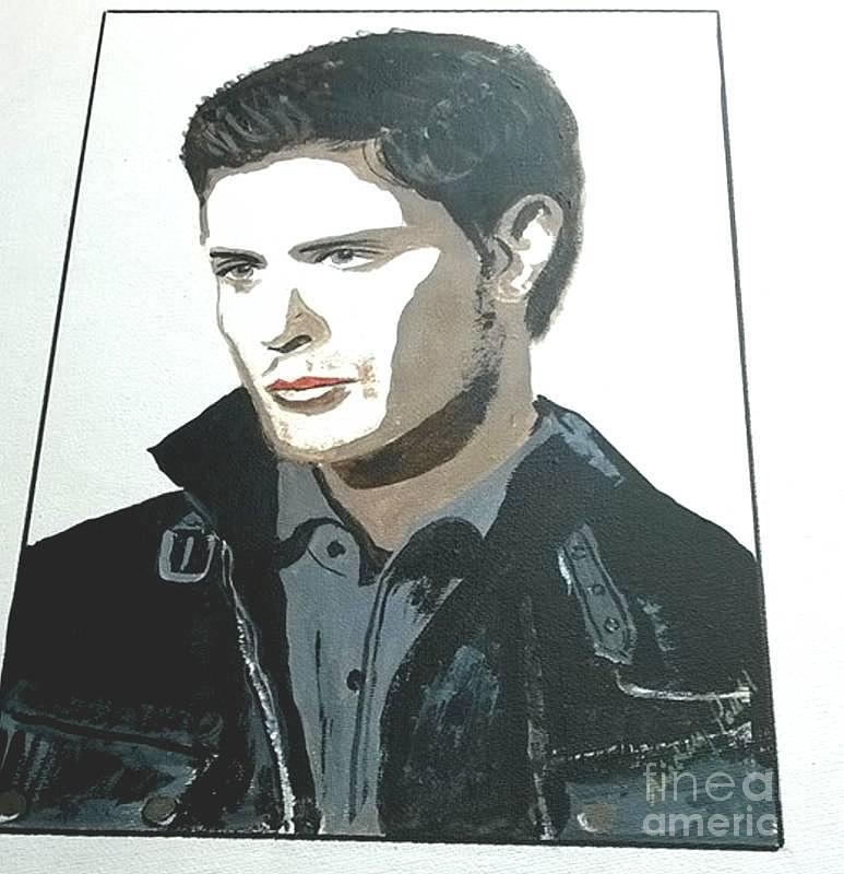 Jenson Ackles Painting by Audrey Pollitt