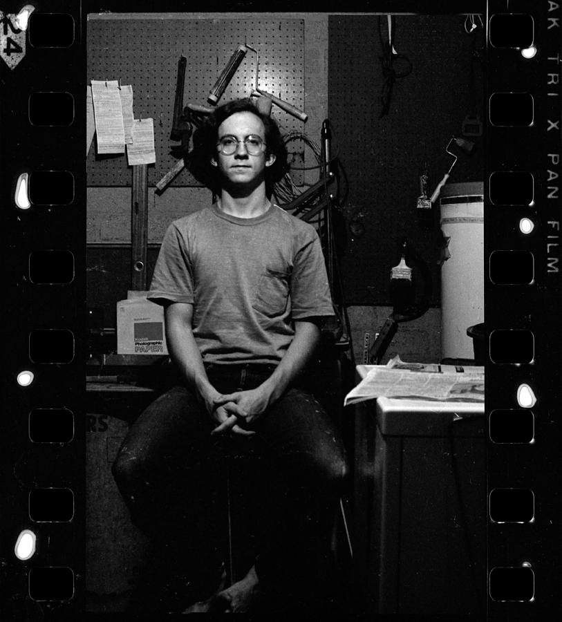 Self Portrait, in Darkroom, 1972 Photograph by Jeremy Butler