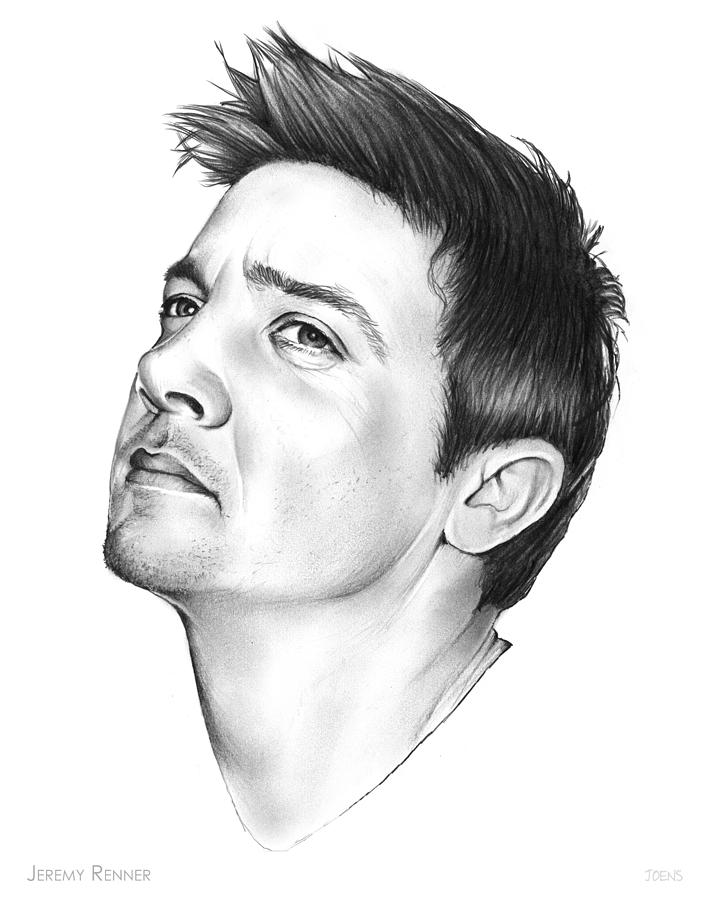 Jeremy Renner Drawing