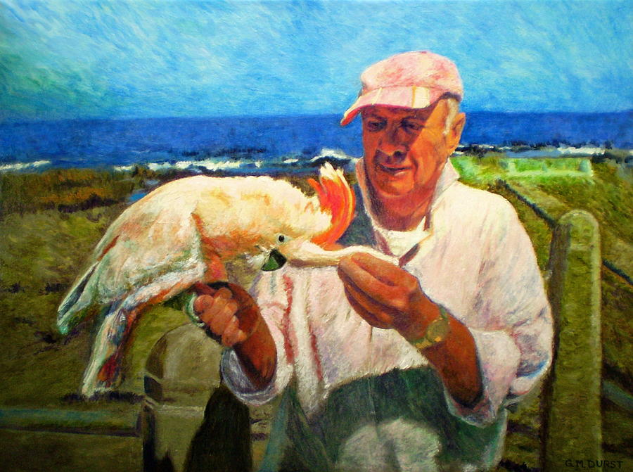 Cockatoo Painting - Jergens and Honey by Michael Durst