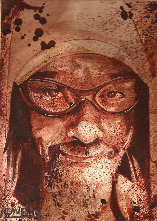 Blood Painting - JERM SNAP - portrait by Ryan Almighty