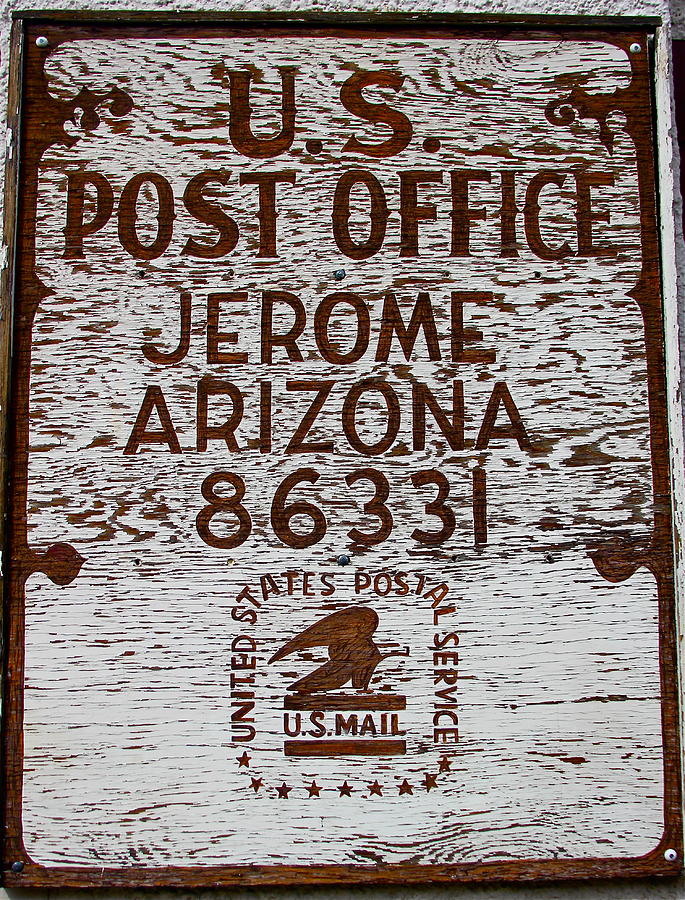 Jerome Arizona Post Office Photograph by Denise Mazzocco