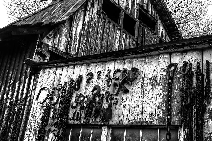 Jerome AZ Blacksmith Junkyard rusty tools Photograph by Toby McGuire