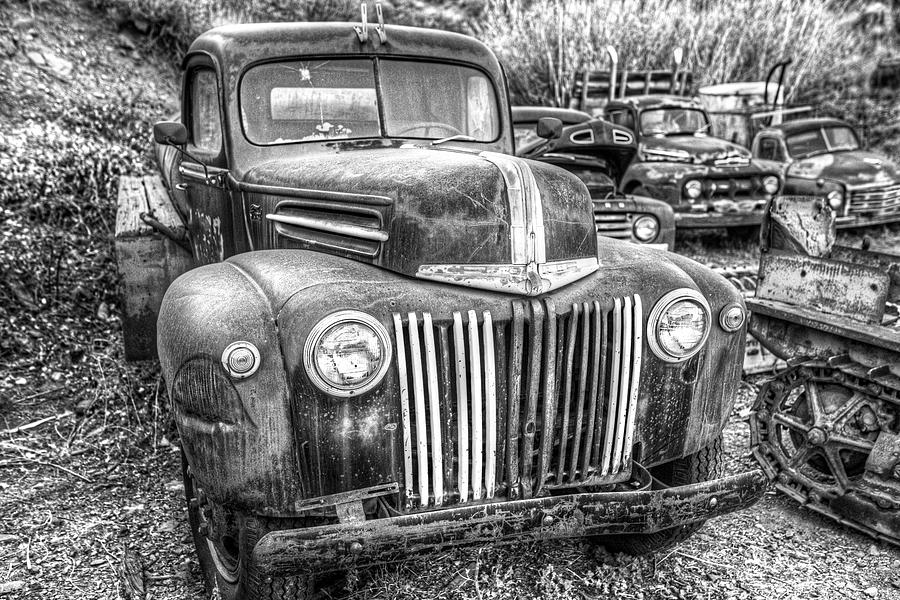 Jerome AZ Old Truck Junkyard Arizona Rusted Trucks Photograph by Toby McGuire