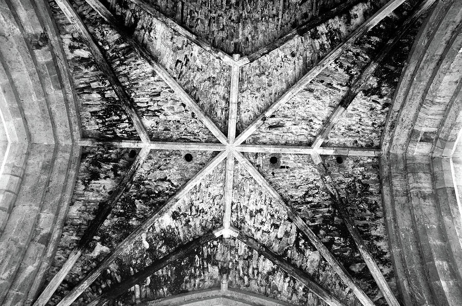 Jerpoint Abbey Irish Gothic Vaulted Stone Arch Ceiling County Kilkenny Ireland Black and White Photograph by Shawn OBrien Jerpoint Abbey Irish Gothic Vaulted Stone Arch Ceiling County Kilkenny Ireland Black and White Photograph by Shawn OBrien