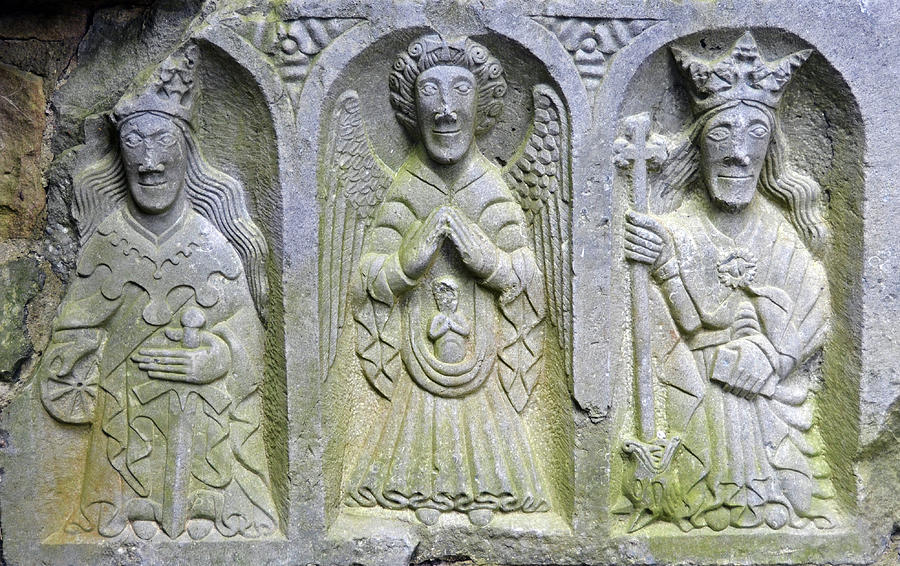 Jerpoint Abbey Weepers Saints Catherine Michael and Margaret County Kilkenny Ireland Photograph by Shawn OBrien