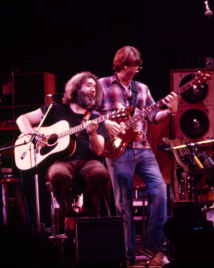 Grateful Dead Photograph - Jerry And Phil Halloween 1980 by Steven Sachs