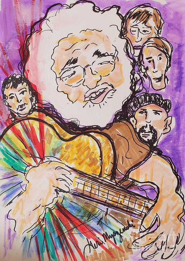Jerry Garcia And The Grateful Dead Mixed Media