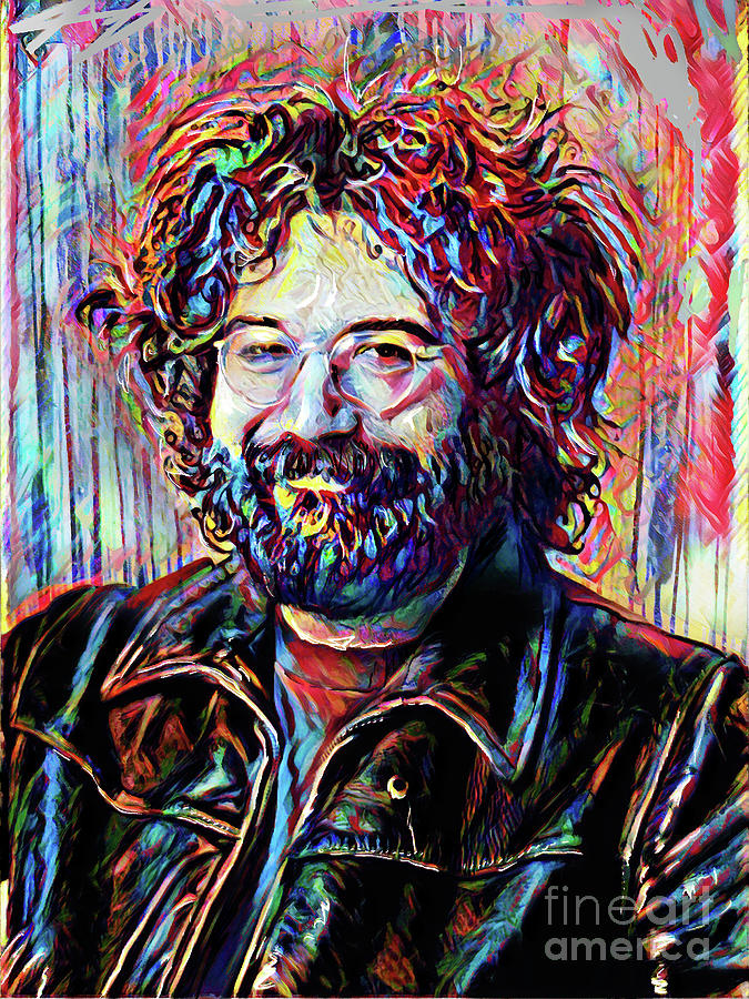 Jerry Garcia Art - The Grateful Dead Mixed Media by Ryan Rock Artist ...