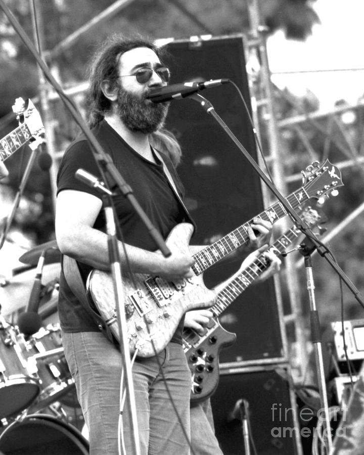 Grateful Dead Photograph - Jerry Garcia - Grateful Dead 1979 San Jose CA - 23 by Vintage Rock Photos