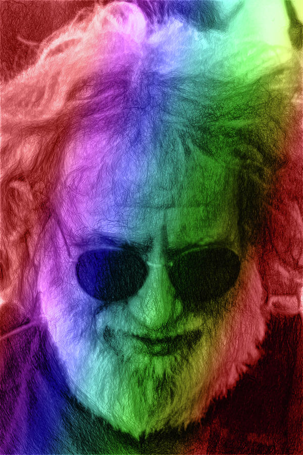 Jerry Garcia Digital Art by John Haldane