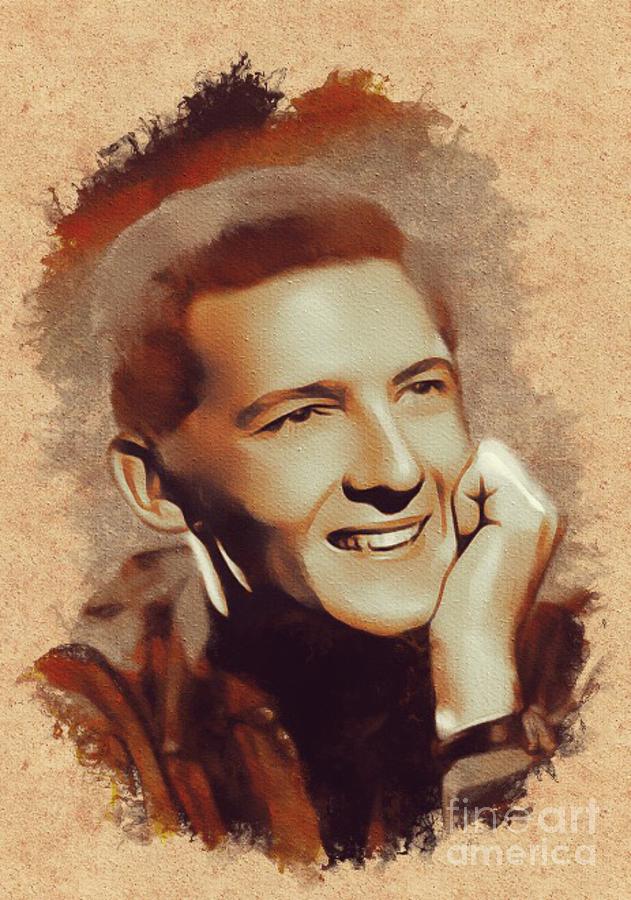 Jerry Lee Lewis, Music Legend Painting by Esoterica Art Agency ...