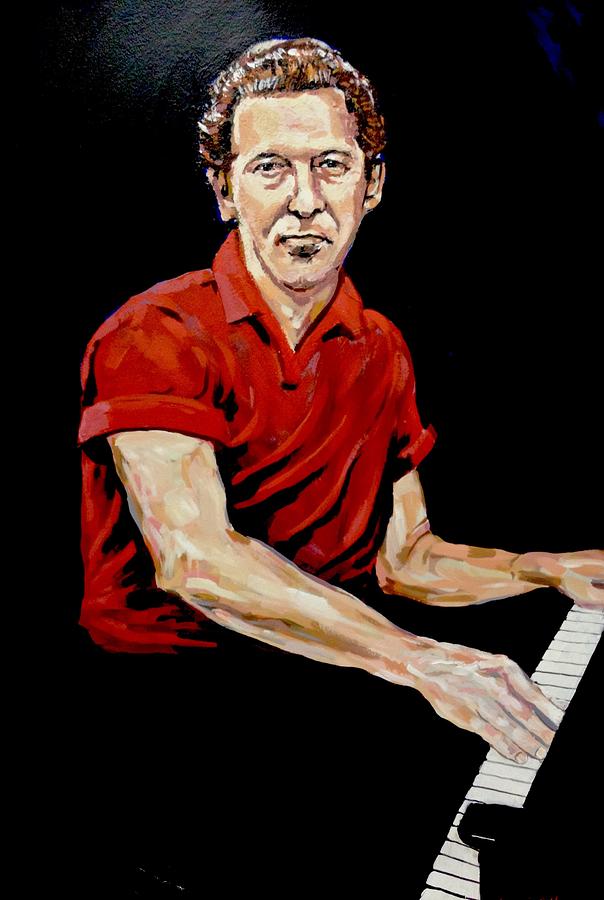 Jerry Lee Lewis - One Painting by Ian Mackenzie - Fine Art America