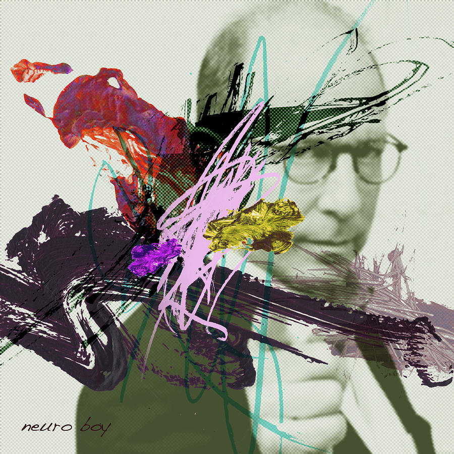 Jerry Saltz Digital Art by Michael Mathews