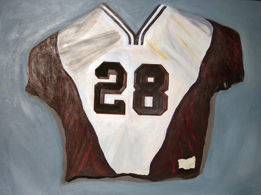 Sports Painting - Jersey Boy by Gigi Desmond Sports Painting - Jersey Boy by Gigi Desmond