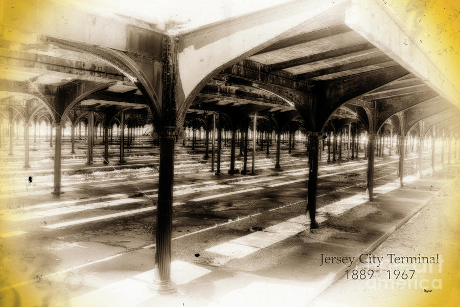 Trains Photograph - Jersey City Terminal by Steven Digman Trains Photograph - Jersey City Terminal by Steven Digman
