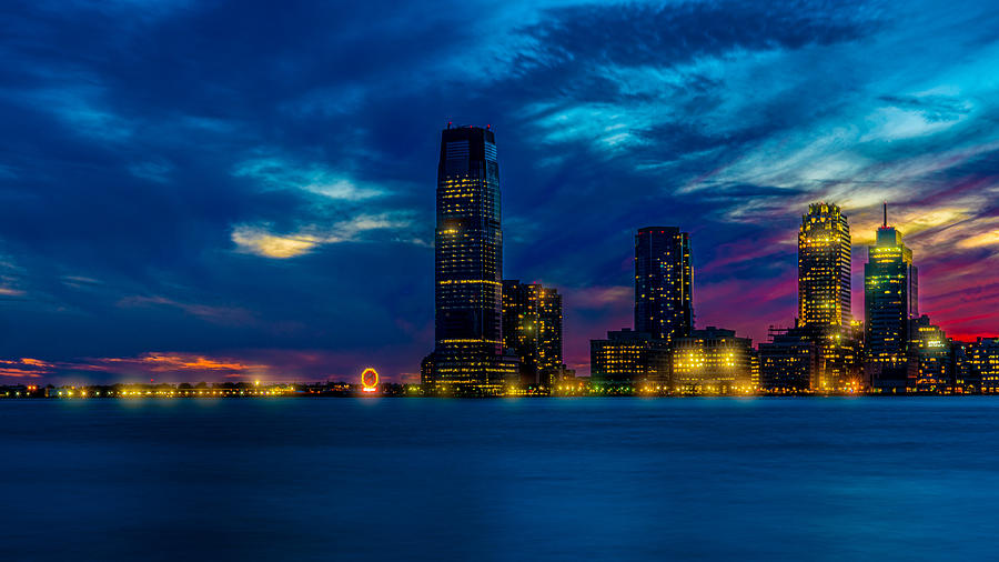 Jersey City Twilight Photograph by Chris Lord
