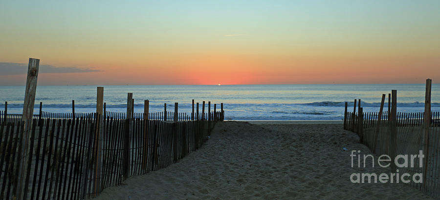 Jersey Shore Daybreak Photograph by Mary Haber