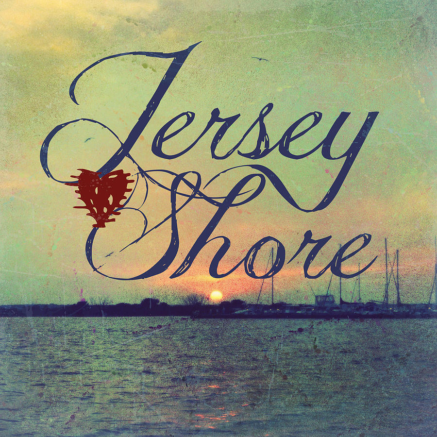 Jersey Shore Sunset V1 Digital Art