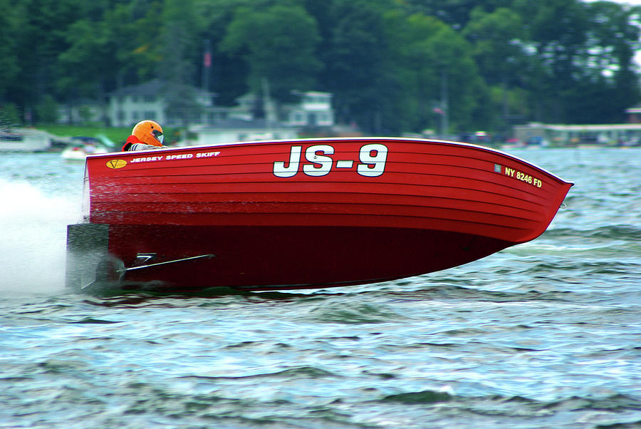 Boat Photograph - Jersey Speed Skiff by Paul Wash