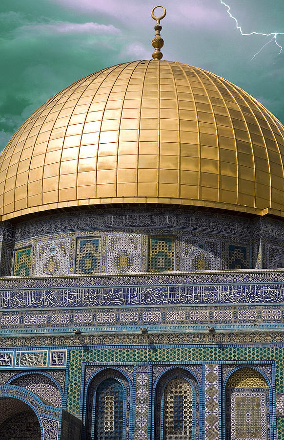 Jerusalem Photograph - Jerusalem - Dome of the Rock by Munir Alawi