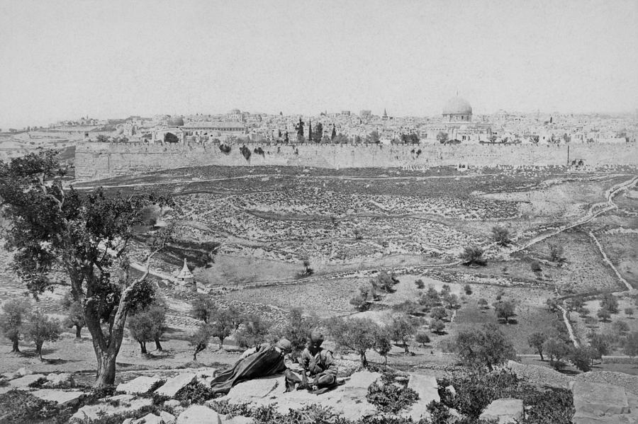 Jerusalem 1860 Photograph by Munir Alawi