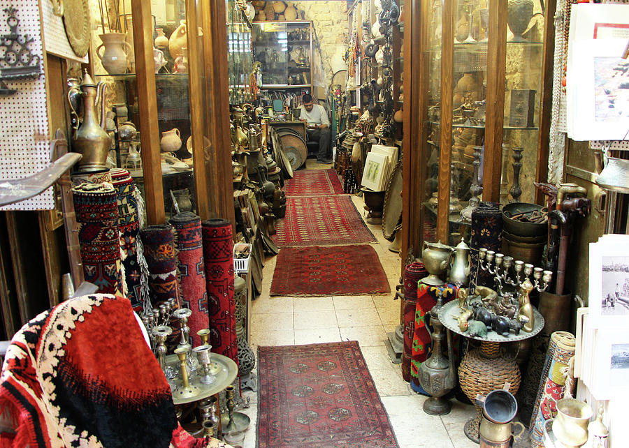 Jerusalem Antique Store Photograph by Munir Alawi