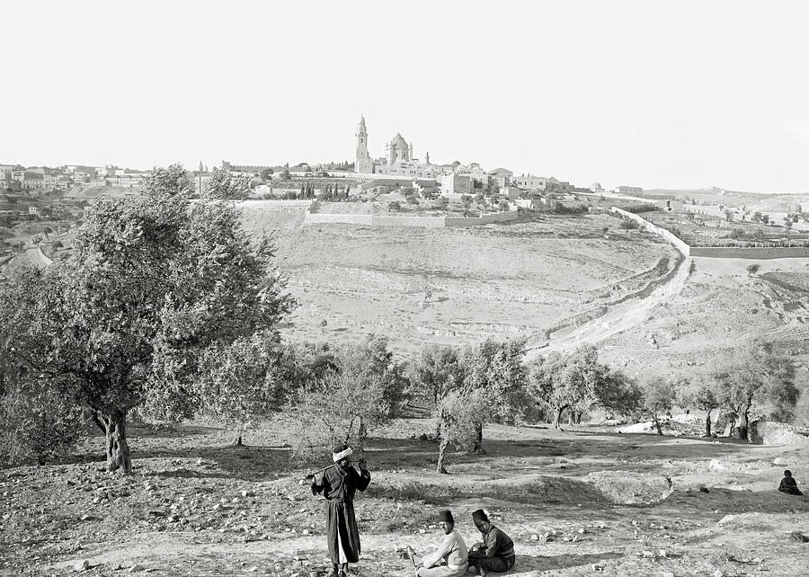Jerusalem Fields 1898 Photograph by Munir Alawi
