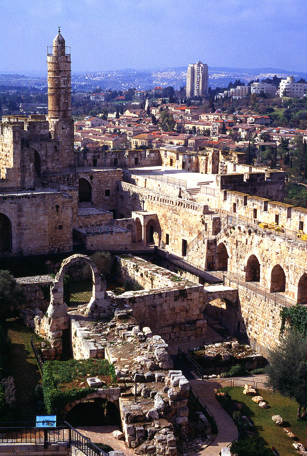 Jerusalem from the Tower of David Museum Photograph by Thomas R Fletcher
